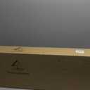 QEEIG Bathroom Shelves 55 inches Long Wall Shelf Large Extra Long 55 x 9 inch Set of 2, Rustic Brown (008-140BN)