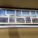 Hongkee 12x36 Picture Frame, Collage Twelve 4x6 with Mat, Wood Style,1 Pack, 12X36 in