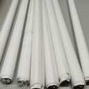 8 Pack 24 inch F17T8 17 Watts Light Bulb 2 Foot Straight Fluorescent Tube T8 Tube Light Cool White 1400 Lumen G13 Medium Bi-Pin Cap 8 Count