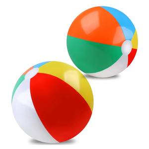 2 Pack Beach Balls, 19 Inch Beach Balls for Kids, Rainbow Color Pool Toys Pool Balls for Swimming Pool, Beach Toys Inflatable Ball for Summer Parties and Water Games