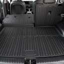 Cargo Mat for 2024-2026 Kia Seltos, Full Coverage All Weather Trunk Cargo Liner with Backrest Protectors for Kia Seltos Accessories (Not fit Subwoofer)