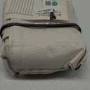 100% Blackout Shield Linen Blackout Curtains for Bedroom 84 Inches Long, Back Tab/Rod Pocket Living Room Drapes, Thermal Insulated Blackout Curtains 2 Panels Set, 50" W x 84" L, Cream