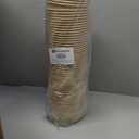 Restaurantware-Sustain 25 Ounce Sturdy Paper Take Out Boxes, 200 Round Take Out Food Containers - With PLA lining, Compostable, Bamboo Paper Containers, Disposable, Greaseproof (5.9"L5.9"W2.4"H, Kraft)