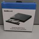 Amicool External DVD Drive USB 3.0 USB C CD Burner CD/DVD +/-RW Optical Drive, Slim Portable DVD CD ROM Rewriter Writer Duplicator for Laptop Desktop PC Windows 11/10/8/7 MacBook Mac Linux OS Apple