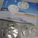 Weekly Pill Organizer - (Pack of 2) 7 Day Pills Container, Round Medicine Organizer Box, Daily Week Pill Reminder Case Travel Friendly, BPA-Free Vitamin, Supplement, Fish Oil, Medication Planner