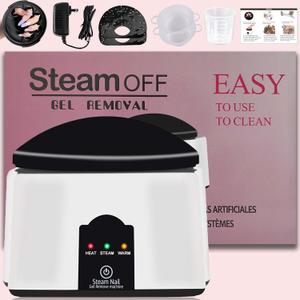 Nail Polish Remover Machine, 36W Portable Automatic Gel Polish Remover Machine Quick Nail Gel Removal Steamer UV Nail Polish Remover for Beauty Salon & Home Use
