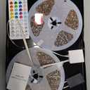 Led Lights for Bedroom 200 FT (2 Rolls 100 FT), with Remote and Application Control RGB Color Changing LED Strip Lights, Music Synchronization, Used for Room, Family, Party Decoration