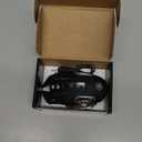 MELOGAGA Wireless Gaming Mouse Bluetooth Mouse RGB Rechargeable 2.4G USB Cordless Computer Mice with 7 Color Backlit, 6 Buttons & Silent Click for Laptop, iPad, Mac OS, PC, Windows -Black