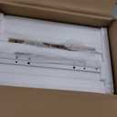 72.8" H Tall Arched Bathroom Storage Cabinet, 15.7" W, White, 72.8" H x 15.7" W x 11.8" D
