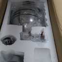 ASALL 52 Inch Plated Finish Ceiling Fan with RGB Dimming LED Light,with Music Bluetooth Speaker,Remote Control,3-Speed Regulation,Reversible Motor,Timing,for Living Room,Bedroom,Restaurant,Outdoor