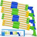 Toddler 4 Packs 3 Nozzles Water Blaster Pool Toys for Kids Ages 3 4 5 6 7+，Water Shooter Squirt Guns Bulk with Long Shooting Range, Super Water Cannon Toy Gifts for 3-6 4-8 Year Old Boys Girls Adults