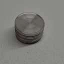 Ball Reusable Mason Jar Lids, Stainless Steel Storage Lids with Silicone Gaskets for an Airtight Seal, Wide Mouth, One Pack of 3, Silver