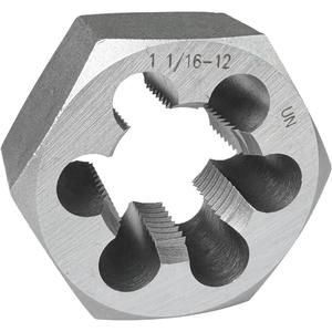 UNS Hex Right Hand Rethreading Die 1-1/16"-12