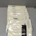 Party Solids 12-Pack Premium Plastic 84-Inch Round Tablecloth, Ivory