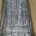 iSPECLE Freezer Organizer Bins - 8 Pack Small Stackable Deep Freezer Organizer Bins for 7 Cu.Ft Freezers Easy Get Bottom Foods without Digging, Chest Freezer Organizer Prevent Frozen Food Waste, Black