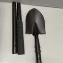 Small Shovel 43.3Inch Durable Metal Shovel for Digging Small Spade Shovel Garden Shovel for Gardening Digging Camping Farming and Outdoors, Black