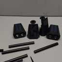 Flacchi Solar Lights Outdoor Waterproof - 2 Lighting Modes Solar Powered Garden Yard Spot Lights for Outside Landscape (Warm White, 4 Pack)