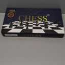 Chess Magnetic Wooden Chess Set 15" Unique Chess Board Game with Chess Pieces Storage Slots, Tournament Portable Folding Travel Chess Sets for Kids Adults Beginner and Pros, 2 Extra Queens