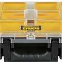 DEWALT ToughSystem Tool Organizer, 2.0 Full-Size, 10 Compartments (DWST08040), Plenty of storage space for small supplies: 44 lb. load capacity with 2 double and 8 single removable cups 