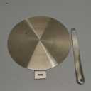 9.5 Inch Stainless Steel Heat Diffuser Plate Induction/Gas/Glass Cooktop Converter Plate with Removable Handle, Durable and Heat Conductive