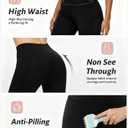 FULLSOFT 7 Pack Leggings for Women - High Waisted Tummy Control Workout Yoga Running Tights Pants L