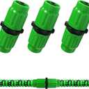 Expandable Garden Hose Repair Kit 4 Sets Double Channel Flexible Garden Hose Connector Repair Accessories Female Male Repair Accessories