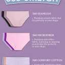 Fruit of the Loom womens No Show Seamless Underwear, Amazing Stretch & No Panty Lines, Available in Plus Size (6, Bikini - 6 Pack - Colors May Vary)