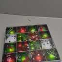 46 pcs Christmas Ornaments,Christmas Tree Ornaments,Christmas Tree Decoration Ornaments Xmas Ball for Xmas Holiday Wreath Garland, Red and Green