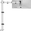 WALI Tall Monitor Stand Desk Mount, Single Extra Tall Monitor Arm Bracket for Computer Screen up to 32 inch, 22lbs (M001XL-W), White