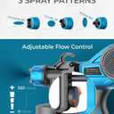 Tilswall Paint Sprayer, Cordless Paint Sprayer for Dewalt 20V Battery,100 Din/s Viscosity,Ultra-Lightweight Electric Spray Paint Gun for House Painting,Furniture,Wall,Iron Fence(Battery Not Included)