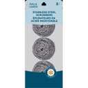 Stainless Steel Scourers, 3 Per Pack - 1 Pack