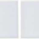 2pcs 7x5 inch Resin Tray Molds, Rectangle Silicone Molds, Flat Concrete Molds Resin Epoxy Silicone Board Molds for Resin Epoxy DIY, White