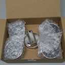 5 Pack Stainless Steel WB03x24818 Gas Stove Knob Replacement for ge,PS11729081 AP5989029 Stainless Steel Stove Replacement Knobs, Compatible with Ge Stove KnobNot Universal