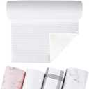 3 x Non-Adhesive Shelf and Drawer Liner for Kitchen Cabinets, 12 in x 20FT Strong Non-Slip Cabinet Liners for Shelves, Refrigerator, Pantry Storage, Bathroom Closet, Easy to Clean & Cut, White