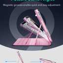 ESR for iPad A16 Case, iPad 11th/10th Generation Case (2025/2022), Removable Magnetic Cover, Adjustable Portrait/Landscape Stand, 9 Standing Angles, Shift Series, Pink