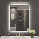 LOVESPEJO 22"x30" Backlit Mirror Bathroom, LED Bathroom Mirror with Lights