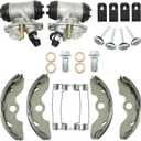 M MATI Front Brake Wheel Cylinders & Shoes for Honda FourTrax 300 TRX300 2x4 1993-2000 (Left&Right) 45370-HC4-505 45350-HC4-505 06450-HC4-900