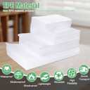 540Pcs Dish Packing Supplies for Moving, 270 Cushion Foam Wrap Pouches & Sheets 4 Sizes (16x12", 12x12", 12x7.8", 7.8x7.8") with 70 Fragile Stickers Plate Packing Sleeves for Fragile Shipping Storage