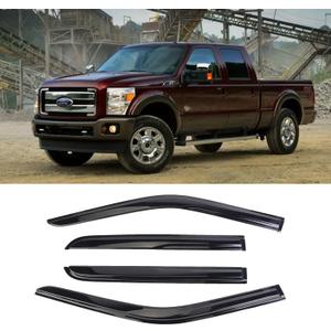 94975 Rain Guards for Trucks Window Visors 2015-2022 F0RD F150 Super/Crew Cab Window Deflectors,Vent Window Visors,4 PCS