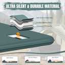 EUHAMS Camping Sleeping Pad Ultra-Thick Self-Inflating Memory Foam Mattress with Pillow, Double Camping Pad with Foot Pump, Portable 4-Season Sleeping Mat for Car, Tent & Travel, Full Size