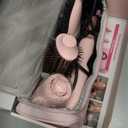 5 in 1 Hot Air Styler Wrap - High-Speed Hair Dryer, Volumizing Brush with Auto Curlers, Fast Drying & Frizz-Free Styling Straightening, No Heat Damage, Includes Travel Bag, Gift for Women (Pink)