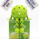 CODIAO Funny Pickleball Desk Companion - Long Legged Pickleball Figurine, Motivational Shelf Sitter & Court Inspired Desk Ornament, Unique Gift for Pickleballers, Players, Coaches & Paddle Fans