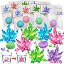 24 Pack Valentines Day Gifts for Kids Science Kit Planting Crystal Classroom Exchange School Activities Party Favors for Boys and Girls with Card