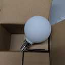 Liii&ARTMAN LED Small Bulb G16 Light Globe 4W Matte White E12 Dimmable 2700K Warm Light CRI97 320lm Equal to 30W Incandescent Bulb (4-Pack)