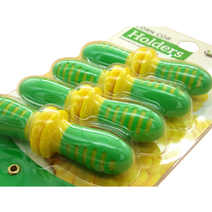 Everyday Culinary Fresh 8 Jumbo Corn Cob Holders - Stainless Steel Prongs