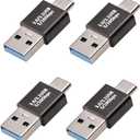 Pastall   USB 3.1 Male to USB C Male Adapter USBc/Typec Male to USB Male Converter, Compatible with Mobile Phones/Computers/Notebook Computers/Mobile Phones