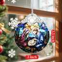 5 x Christmas Ornament, Christmas Tree Decor, Christian Ornament, Nativity Scene, Religious Home Decor, Christian Gifts, Religious Gifts, Gift Exchange, Gift Idea - Pattern A