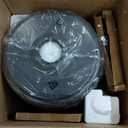 Amazon Basics 46,000 BTU Outdoor Propane Patio Heater with Wheels, Commercial & Residential, Slate Gray, with Water Tank, 32.1 x 32.1 x 91.3 inches (LxWxH)