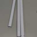 White Tension Curtain Rod for Windows 28 to 48 inch, Adjustable Expandable Pressure Spring Curtain Rod No Drilling, 7/8" Curtain Rod for Bedroom Doorway Closet Door