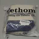 Cethom Boho Throw Pillow Covers 20x20 Inch Set of 2, Navy Blue Textured Decorative Couch Pillow Cases for Farmhouse Home Decor, Accent Cushion Cover for Sofa, Bed, Living Room, Bedroom